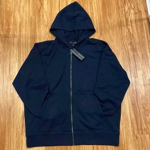 Banana Republic Organic Cotton French Terry Hoodie Sweatshirt